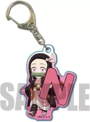 【中古】雑貨 竈門禰豆子 「鬼滅の刃 トレーディングアクリルキーホルダー アルファベットver.」