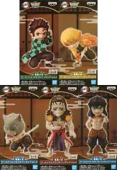 【中古】フィギュア 全5種セット 「鬼滅の刃」 ワールドコレクタブルフィギュアvol.3