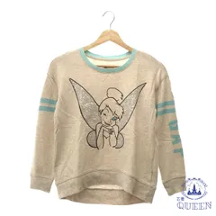 【訳アリ】GAP KIDS ギャップキッズ トップス トレーナー キャラクター ティンカーベル 長袖 レディース グレー 140 901-11804 送料無料 古着