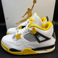 ナイキ ウィメンズ エアジョーダン4 レトロ ヴィヴィッドサルファー Jordan 4 Retro Vivid Sulfur (Women's) - AQ9129-101 - US