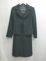 ◇ ASPRI<!-利用不可文字-!>FINE FABRIC ラメ　2WAY ワンピース ジャケット アンサンブル サイズ9AR ブラック レディース P  【1408200008045】