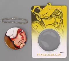 【中古】グッズセット トラファルガー・ロー 「ワンピース 缶バッジ＆特製ホルダーコレクション 第2弾」
