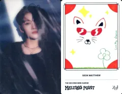 【中古】コレクションカード(男性) ZEROBASEONE/ソク・マシュー(Matthew Seok)/CD「MELTING POINT」(LOYALTY Ver.)封入ラッキーチャームレンチキュラーカード