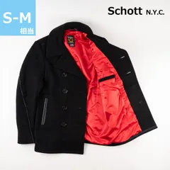 レアカラー✨　極美品✨　ショット　schott ピーコート　赤　レッド　42 極美品】Schott ショット Pコート 38 ピーコート ダブル 赤