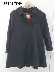 ◇ ◎ BEAMS HEART ビームス ハート ダブルボタン 2WAY 長袖 コート ブラック レディース  【中古】 【1107190002315】