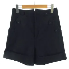 スピック&スパン Spick&Span パンツ ショートパンツ ウール混 ネイビー 紺 38