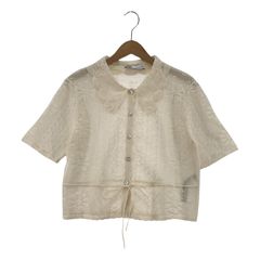 ZARA ザラ オープンニットカーディガン sizeL/アイボリー レディース