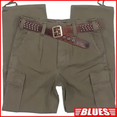 ドイツ軍 90s モールスキンカーゴパンツ  軍物 軍服 古着 メンズ 1 カーキ パンツ_ウエスト73cmから77cm一覧←SEULB屋着古← HH9823
