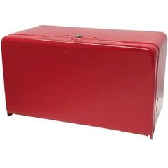 ダルトン(Dulton) ティッシュ ディスペンサー レッド スチール ペーパー ホルダー ボックス 100-160NRD