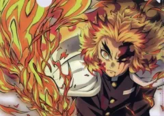 【中古】クリアファイル [単品] 煉獄杏寿郎 A4クリアファイル 「劇場版 鬼滅の刃 無限列車編×ローソン」