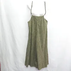 ◇ JEANASIS ジーナシス サロペット サイズM カーキ レディース E  【1408060069286】