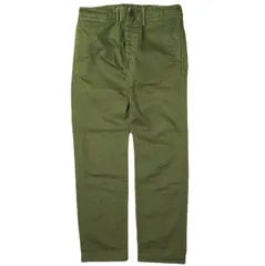 RRL ダブルアールエル ヘリンボーン モンキー カーゴ パンツ カーキ RRL USMC M-44 (P-44) HBT Type Trousers Pants W33×L34 ダブル