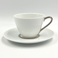 Noritake アミ カップ&ソーサー(銀)