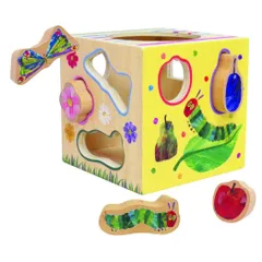 はらぺこあおむし 知育玩具 かたちあわせキューブ エリックカール おもちゃ 室内遊び 子供 絵本キャラクター グッズ 