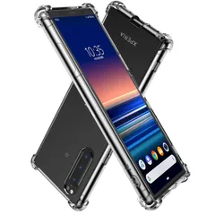 【特価セール】クリア 衝撃吸収ポケット内蔵 米軍MIL規格 ストラップホール カバー TPU SOV41 SO-01M ケース 耐衝撃ケース Xperia5 Hy+