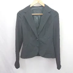 ◇ Θ アンタイトル シンプル系 長袖 テーラードジャケット サイズ3 ブラック系 レディース E  【1507160022532】