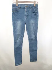 ◇ Θ JEANASIS ジーナシス ストレッチ性 スキニー パンツ サイズL ブルー レディース E  【1506180008380】