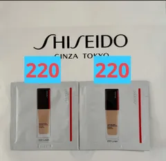 SHISEIDO シンクロスキン セルフリフレッシング　ファンデーション 220 Linen   試用見本2包のサムネイル