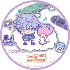 【中古】コースター 矢戸乃上那由汰×リトルツインスターズ コースター 「Paradox Live×サンリオキャラクターズ アニメイトフェア2024 第2弾」 対象商品購入特典
