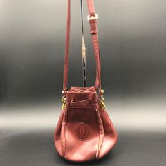 57 Cartier カルティエ マストライン  巾着　ショルダーバッグ