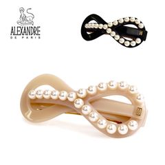 ALEXANDRE DE PARIS【アレクサンドル ドゥ パリ】8cm バレッタ AA8-18486-03 スワロフスキークリスタル 8cm RENAISSANCE ITALIENNE 