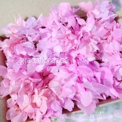 ゆめあじさい❁.。*.ピンクパープルレッド　花材　プリザーブドフラワー