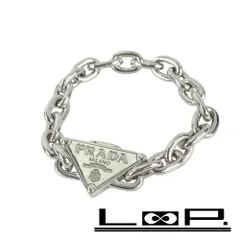 ■未使用■　プラダ シンボル ブレスレット アクセサリーシルバー SV925 1JB356 #M 箱 【307690】8のサムネイル