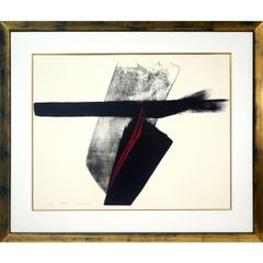 篠田　桃紅「FLAME」リトグラフに手彩色 水墨抽象画で世界的評価 書道家 107歳で天寿を全う 小竹美術 真作保証