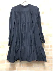 【中古】 UNITED ARROWS ユナイテッドアローズ ギャザーティアードミニワンピース 1526-162-3699 ブラック 38 111410173