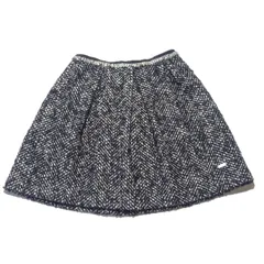 バーバリー ブルーレーベル ツイード スカート ウール混 ブラック 黒 38サイズ Burberry