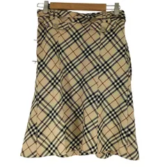 バーバリーブルーレーベル BURBERRY BLUE LABEL ノバチェック ミニスカート レディース  38