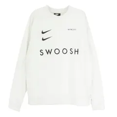 NIKE ナイキ CJ4841-100 AS M NSW SWOOSH CREW PK  スウッシュ ロゴ スウェット カットソー ホワイト系 M【中古】