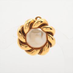 N CHANEL ココマーク フェイクパール イヤリング ゴールド 片方 刻印