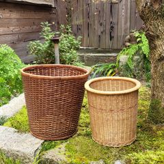ラタンのゴミ箱(小)