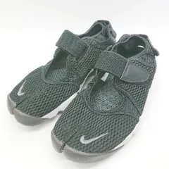 ◇ Θ NIKE ナイキ 足袋デザイン ローカット スニーカー シューズ サイズ24 ブラック系 レディース E  【1507080005479】
