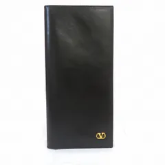 VALENTINO ブラックレザー長財布 Valentino ブラックレザー長財布 - メルカリ