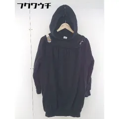 ◇ Champion GIRLS X E hyphen world gallery 子供服 長袖 プルオーバー パーカー サイズ160 ブラック レディース  【中古】 【1112270004462】