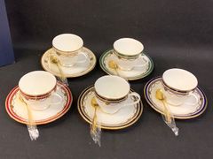 BROCADE GOLD COLLECTION 五色椀皿　ティーカップ&ソーサー