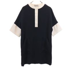 MARNI マルニ ポルトガル製 シルク 半袖 ブラウス 38 ブラウン