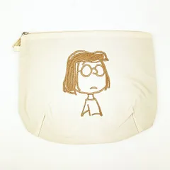 スヌーピー ポーチ 小物入れ オフホワイト PEANUTS SNOOPY