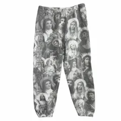 シュプリーム SUPREME 18FW Jesus and Mary Sweatpant ジーザス アンド マリ― スウェットパンツ オーバープリント 総柄 Mサイズ ☆AA★ 0303のサムネイル