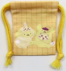 【中古】バッグ うさぎ×ポムポムプリン ミニ巾着 「ちいかわ なんか小さくてかわいいやつ×サンリオキャラクターズ」 グッズ購入特典