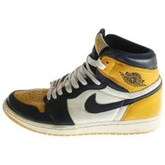 NIKE (ナイキ) AIR JORDAN 1 RETRO HIGH OG Taxi エアジョーダン 1 タクシー ハイカットスニーカー ホワイト/オレンジ US9/27cm 555088-711