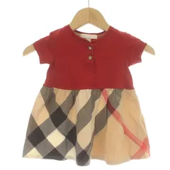 【美品】バーバリーチルドレン　ノバチェック　レッド　半袖　スカートワンピース Amazon | [BURBERRY] [バーバリー] スカード 子供用 ガールズ