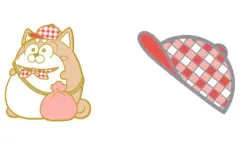 【中古】バッジ・ピンズ 松犬(柴犬ver.) ピンズ2個セット ピクニック 「おそ松さん」