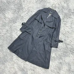 【GAP】ギャップ  トレンチコート  (M) モード  カジュアル  レディース  黒系  ブラック【送料無料】