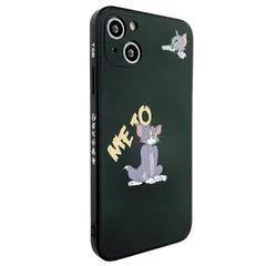 トムとジェリー iPhone15 Pro Max 用 ケース 6.7インチ スマホケース iphone15pro max 用ケース アイフォン15 プロマックス 用 シリコンカバー レンズ保護 ワイヤレス充電対応 指紋防止【iPhone全機種対応】 トム  0