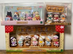 シルバニアファミリー 赤ちゃん まとめ売り にぎやかパン屋さん 赤ちゃんセットネコ