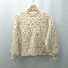 ◇ ⊇ ROPE PICNIC ロペピクニック ニットセーター 長袖 ケーブル編みニットセーター サイズ38 ベージュ系 レディース E  【1506230031276】