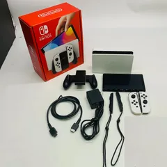 【中古】【Switch本体】 Nintendo Switch本体(有機ELモデル) JoyCon ホワイト